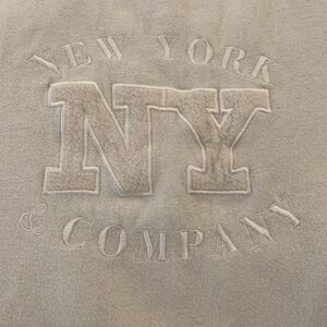 New York & Company Sweater Mens Large Pullover Crewneck Embroidered NY‎
